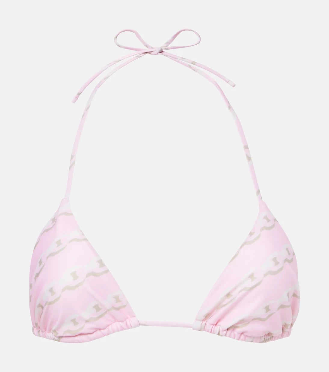Versace - Printed bikini top