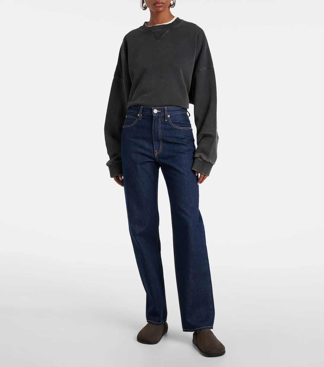 Slvrlake - London high-rise straight jeans