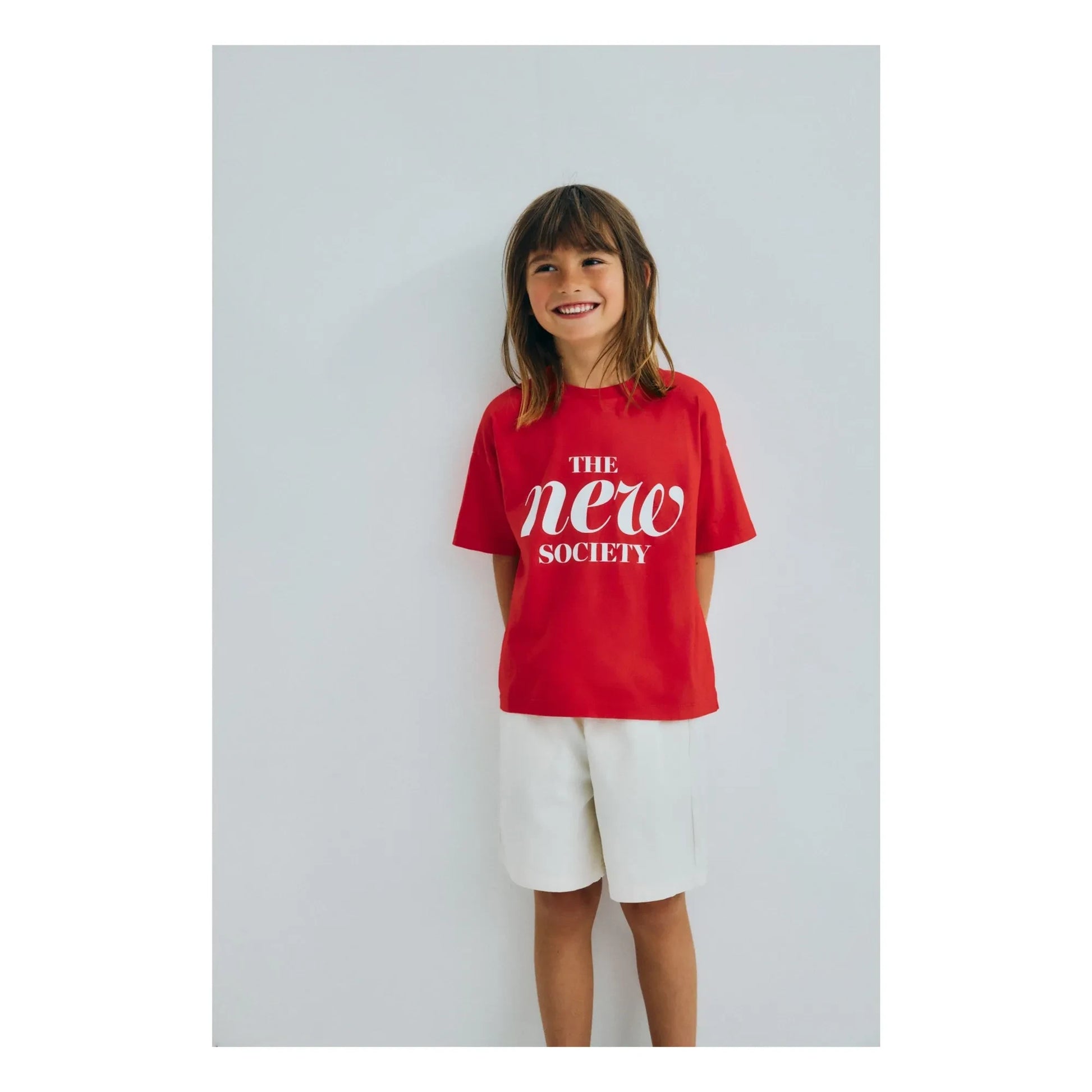 the new society - Maca T-shirt | Red