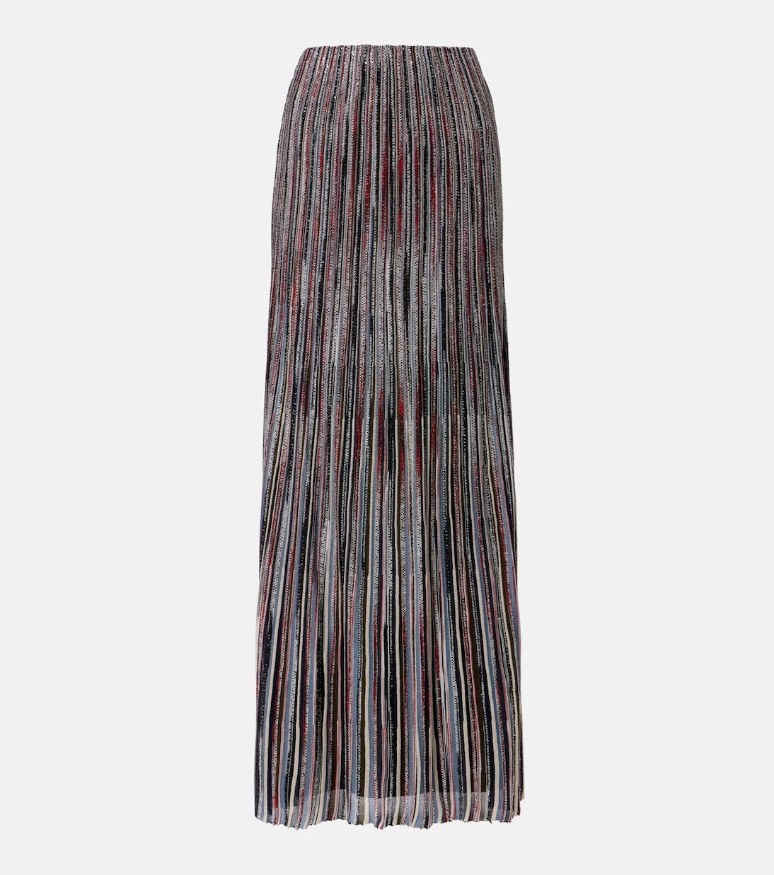 Missoni - تنورة ماكسي مقلمة من اللاميه
