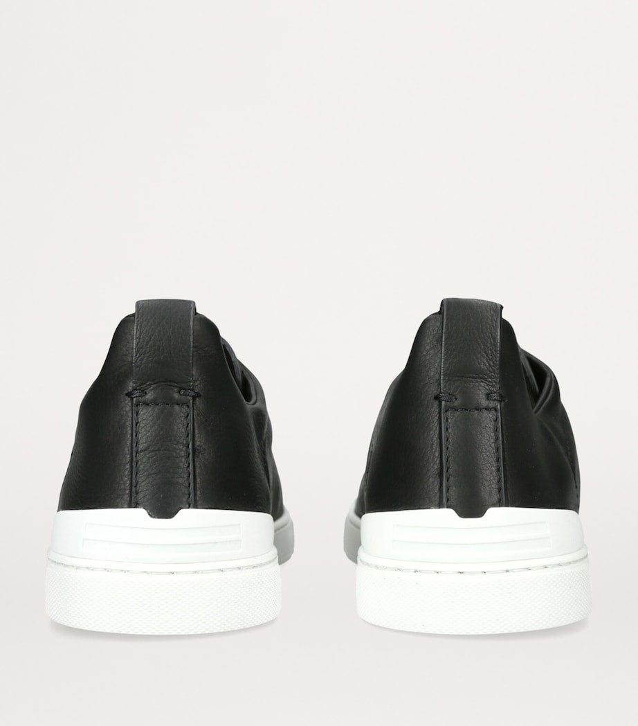 Zegna Shearling Triple Stitch SECONDSKIN Sneakers