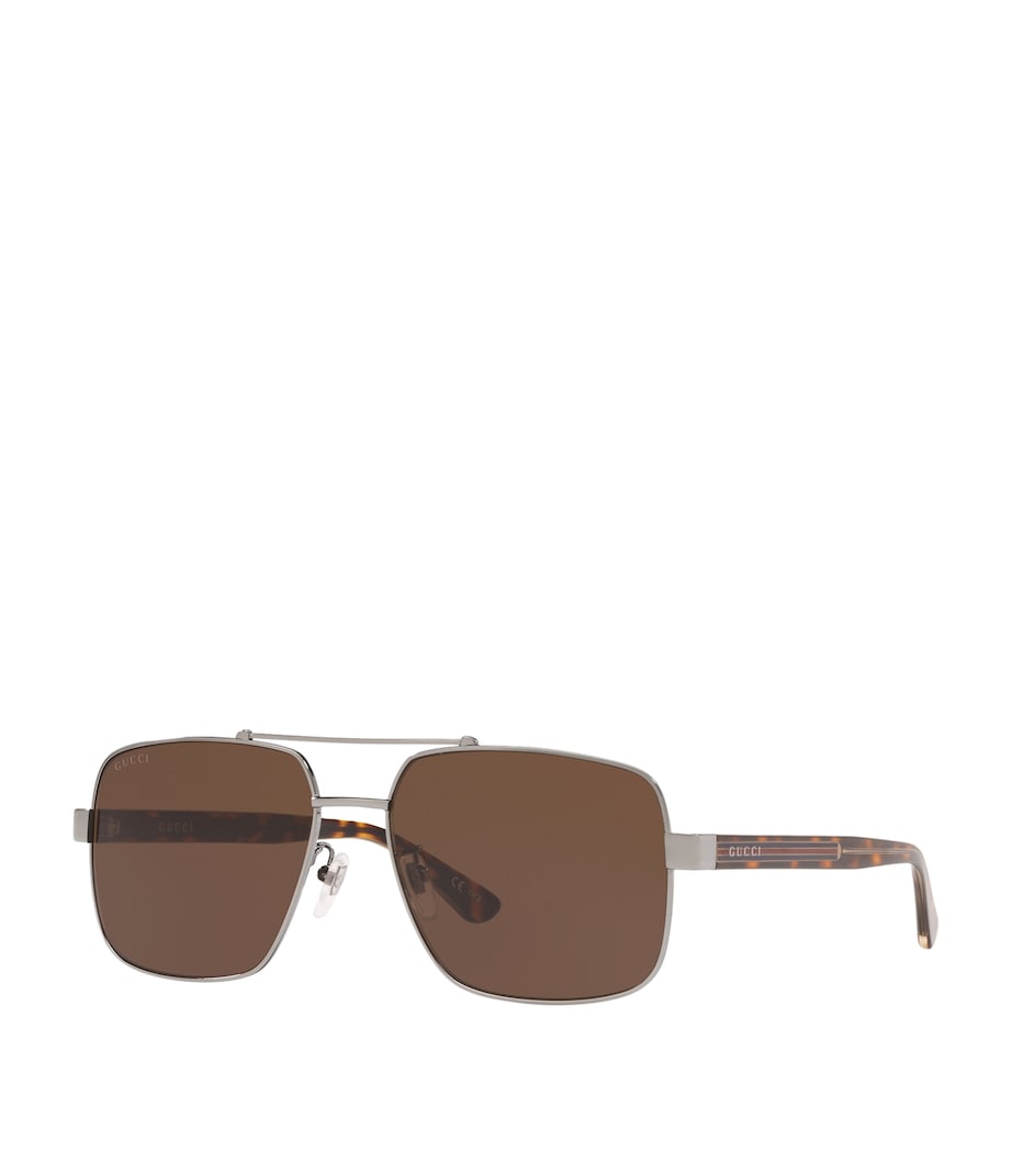 Gucci Metal Pilot Sunglasses