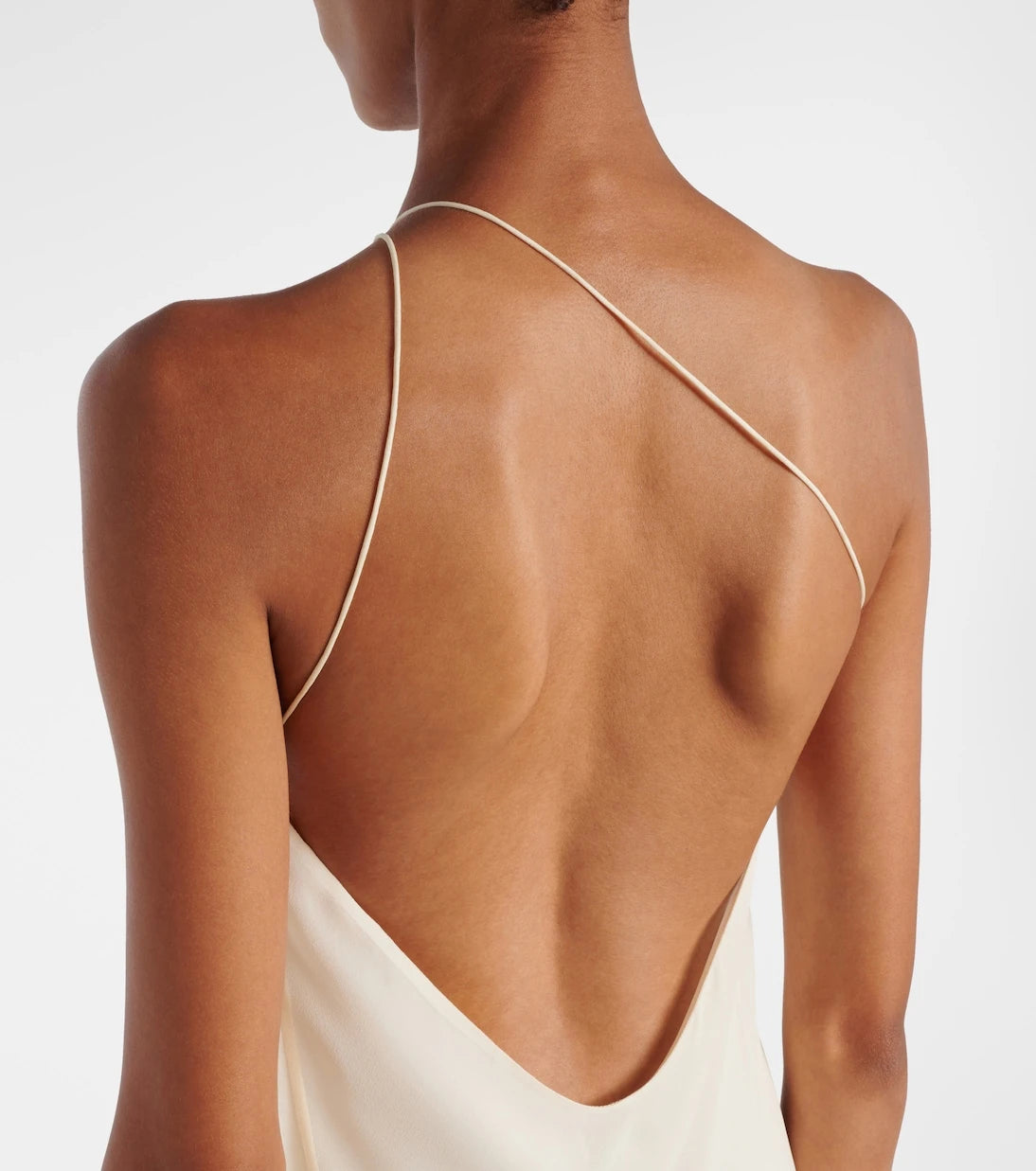 The Sei - One-shoulder ruffled silk gown
