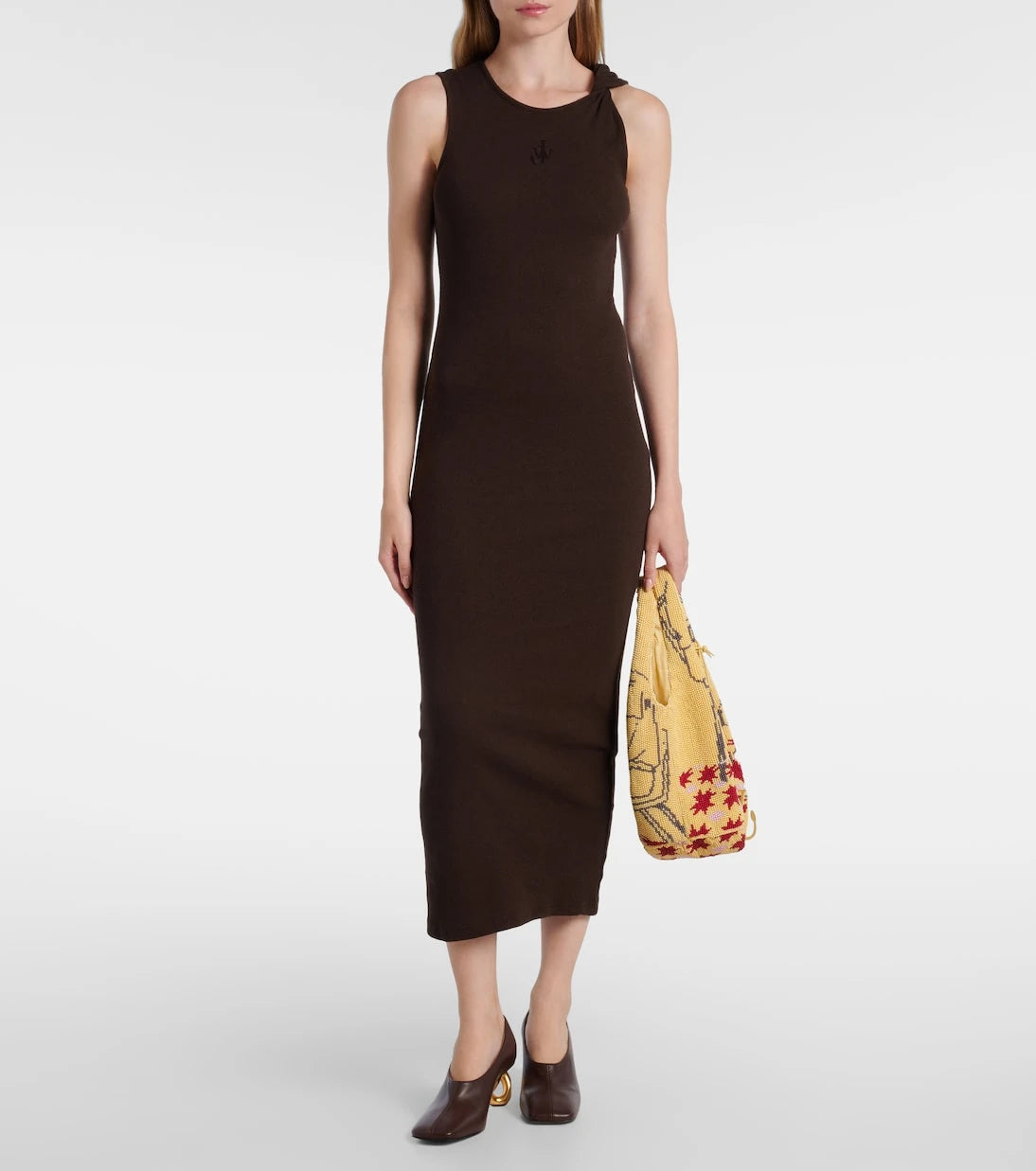 JW Anderson - Embroidered cotton maxi dress