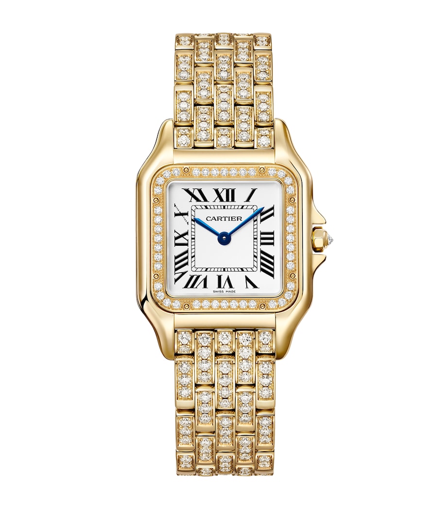 Yellow Gold and Diamond Panthère de Cartier Watch 26.7mm