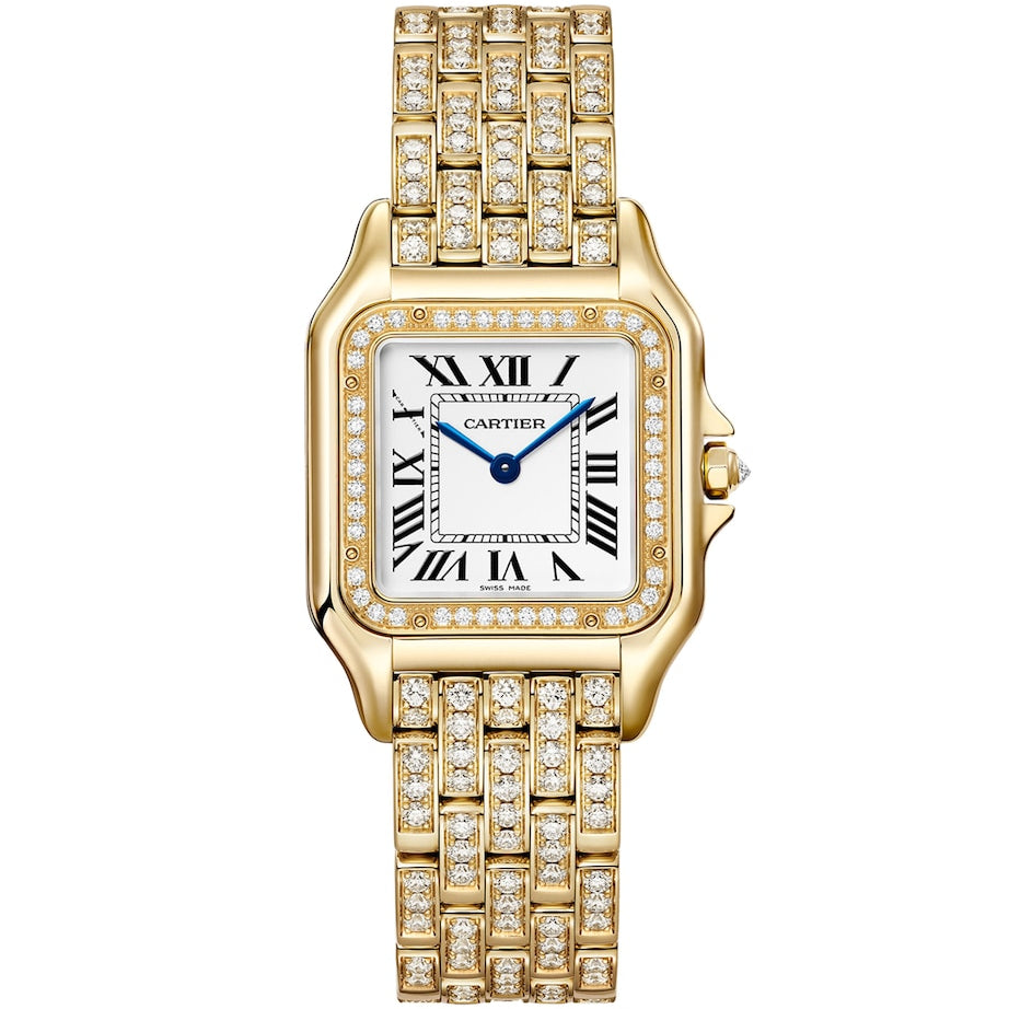 Yellow Gold and Diamond Panthère de Cartier Watch 26.7mm
