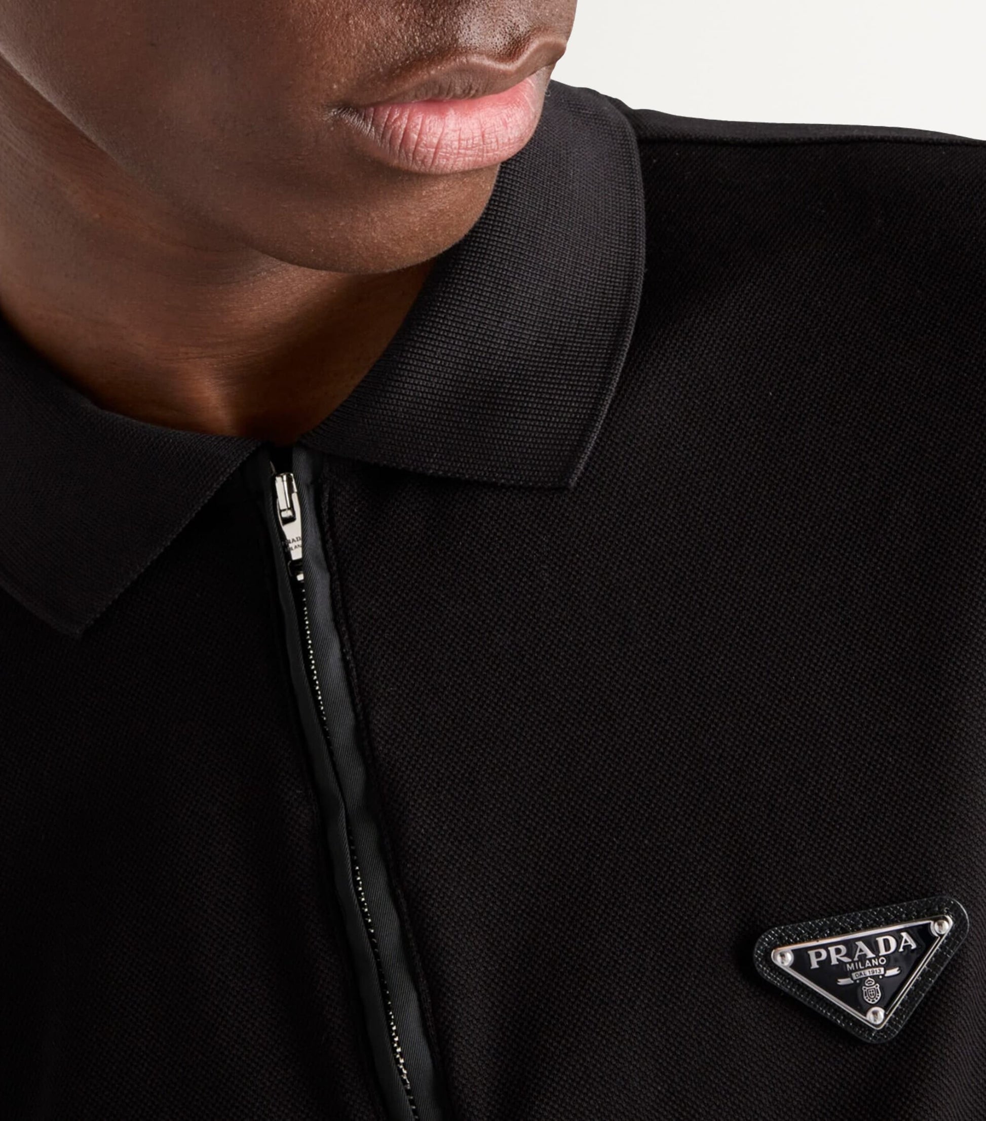 Re-Nylon Logo Polo Shirt
