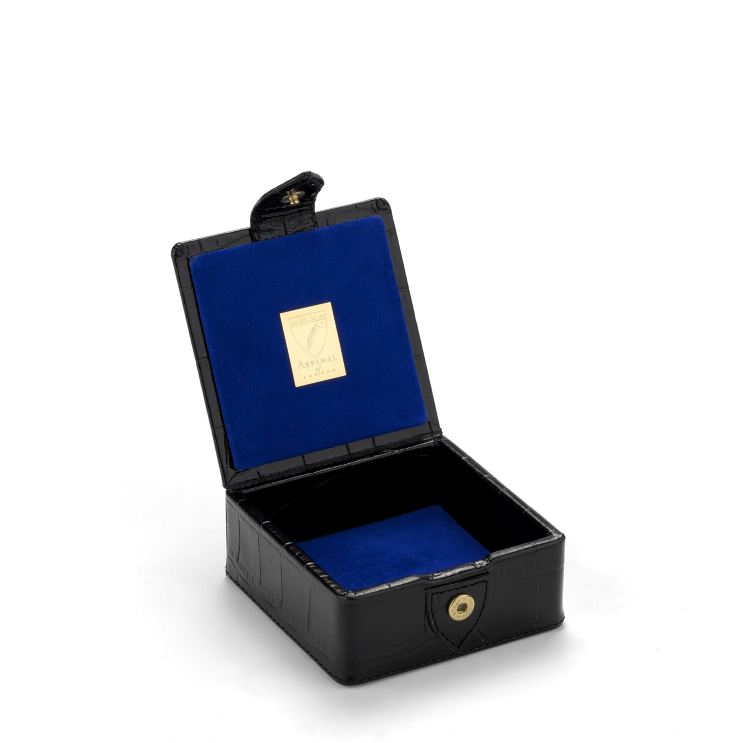 Aspinal Of London Small Leather Stud Box