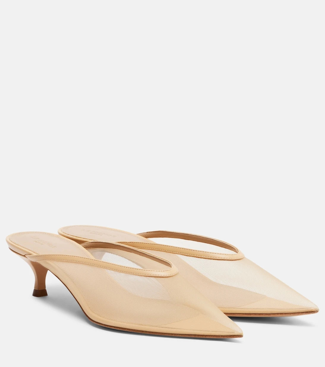 Le Monde Béryl - Venetian leather-trimmed mules