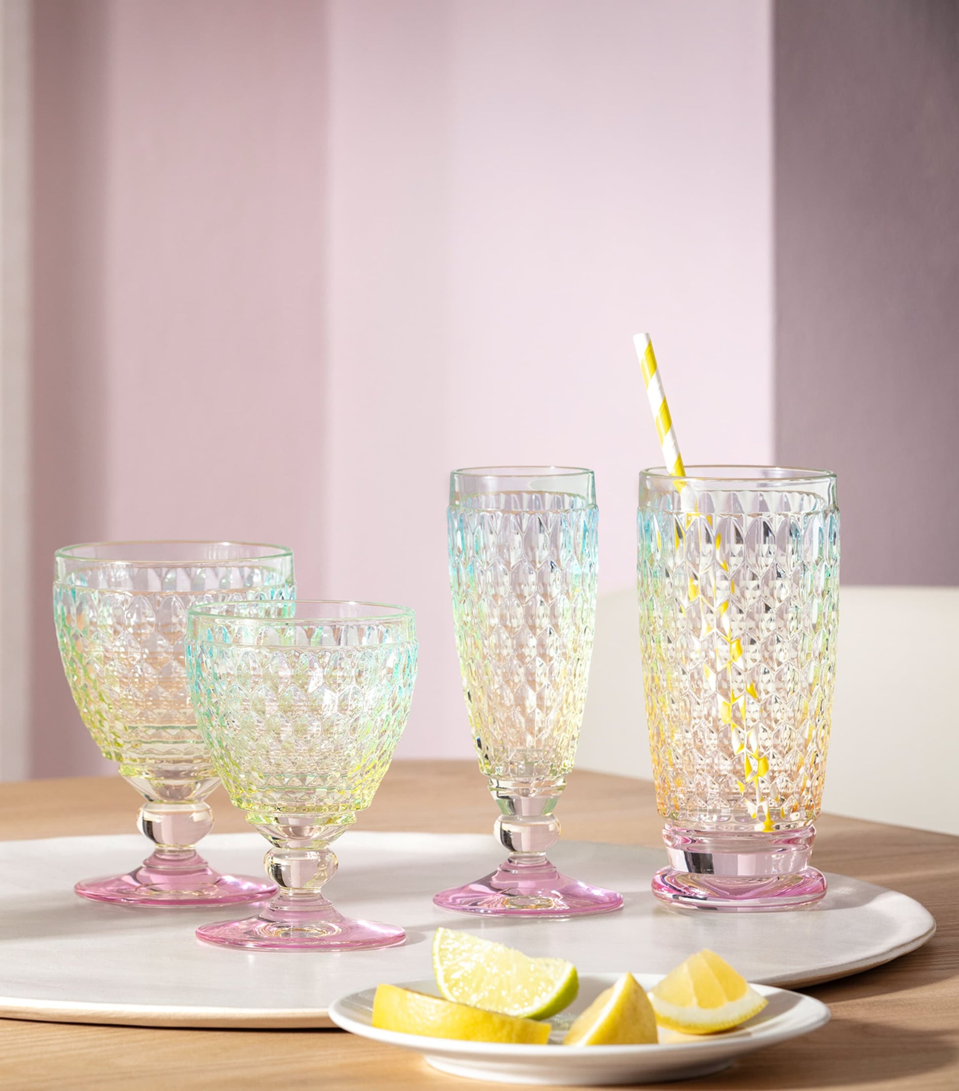 Villeroy & Boch Set of 4 Boston Pearl Highball Tumblers (300ml)