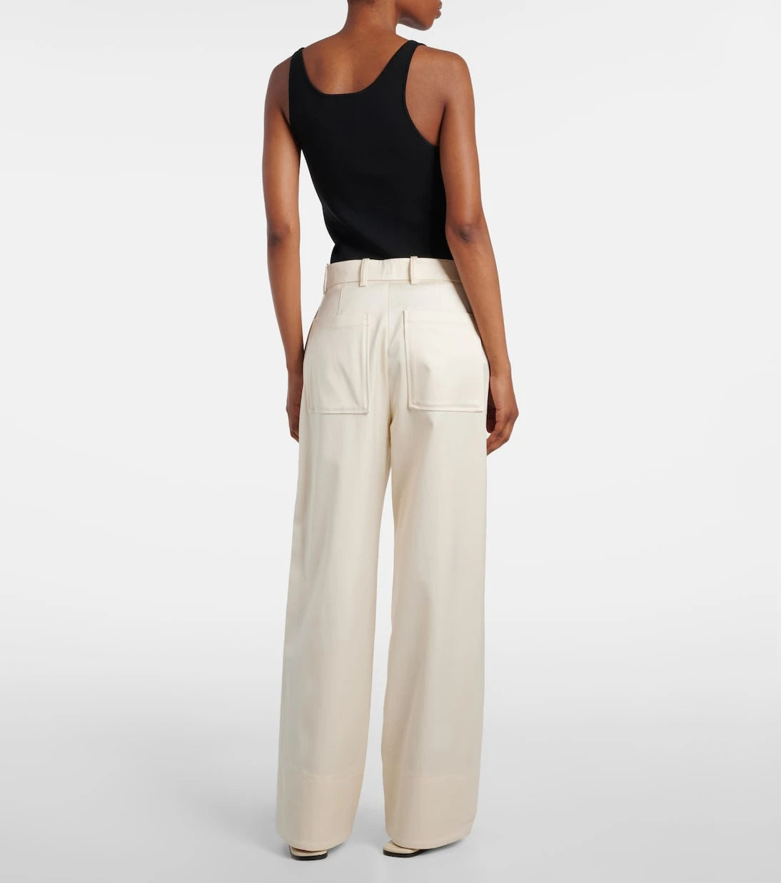Toteme - High-rise wide-leg pants