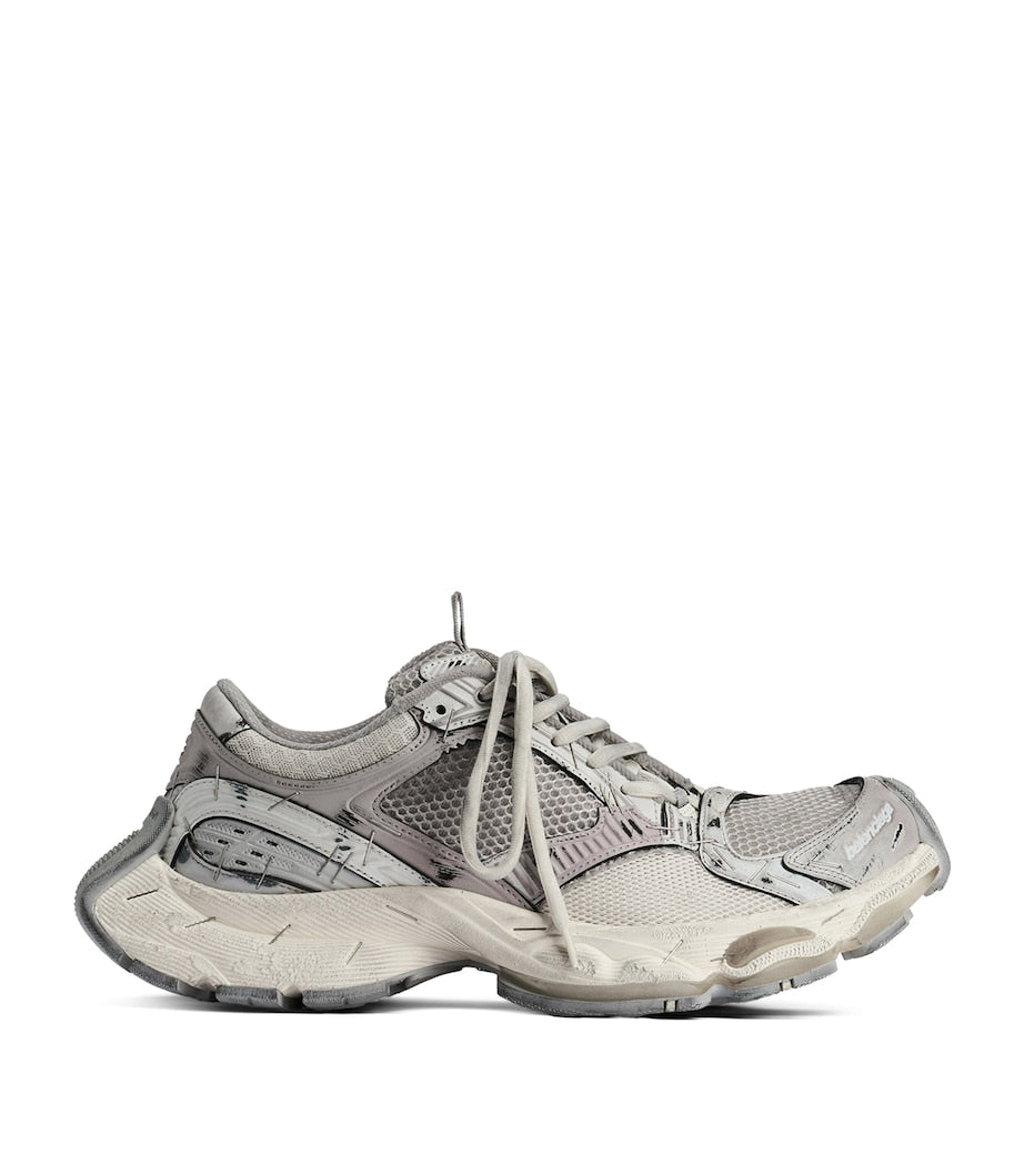 Distressed Stapler Sneakers