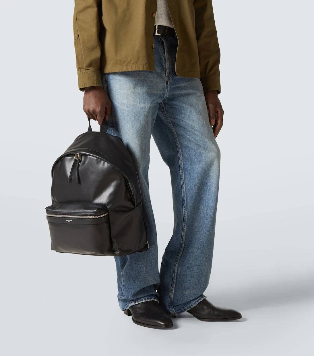 Saint Laurent - City leather backpack
