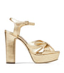 Gold Heloise 120 Platform Sandals