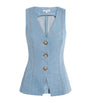 Veronica Beard Denim Avalina Vest