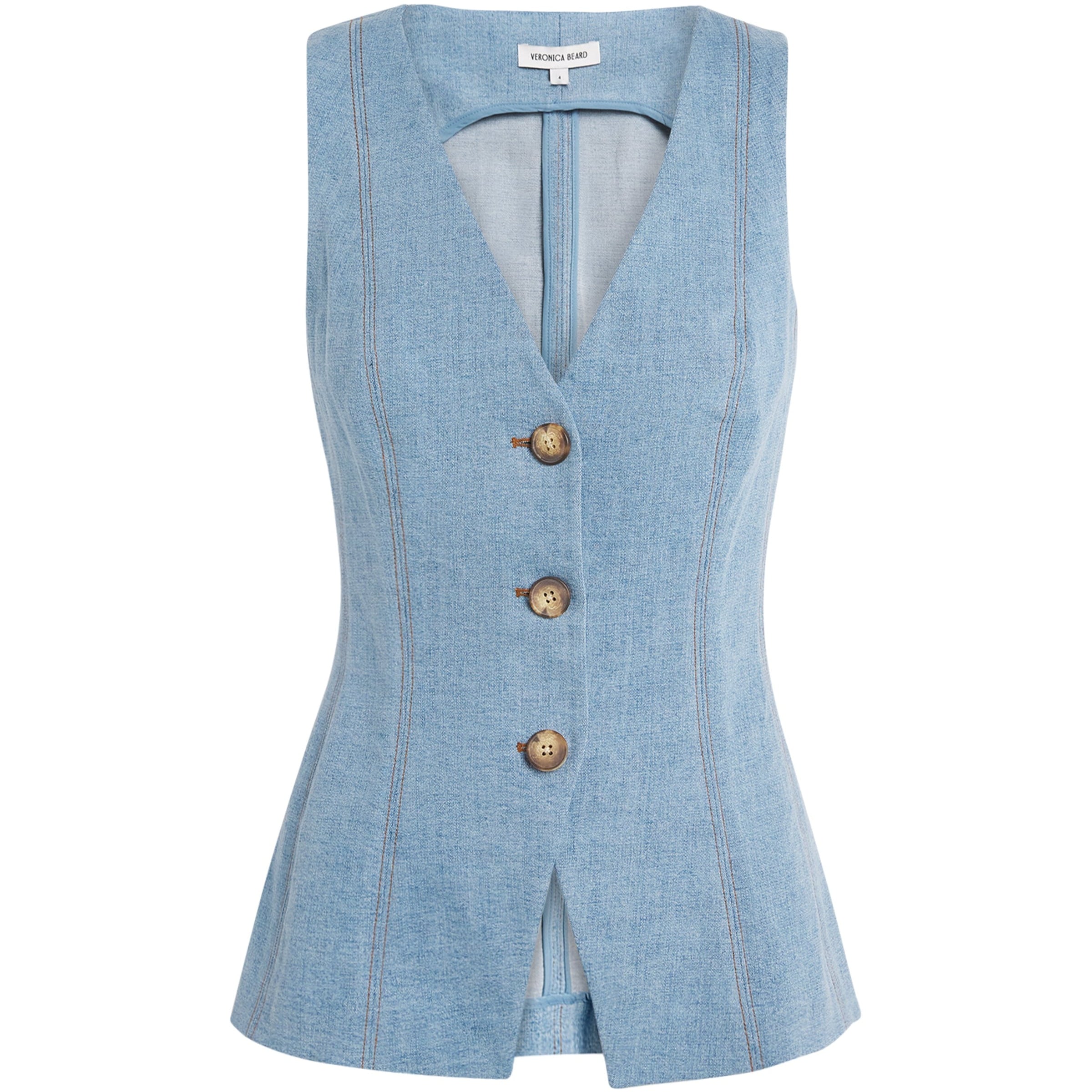 Veronica Beard Denim Avalina Vest