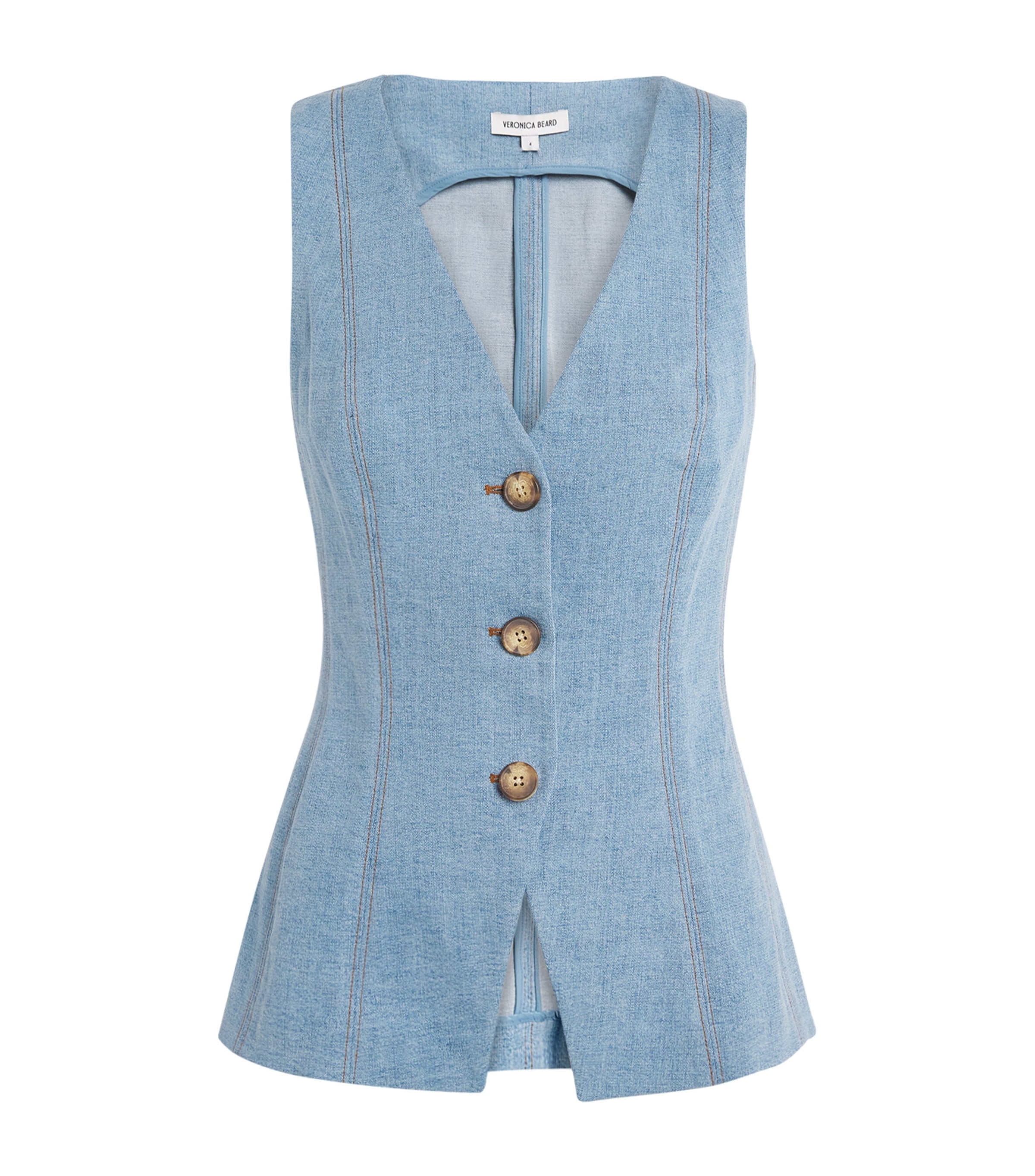 Veronica Beard Denim Avalina Vest