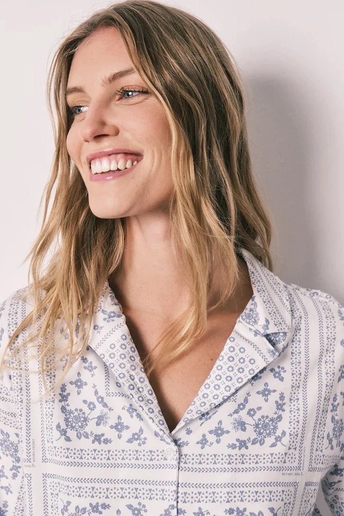 women'secret iki parçalı kadın denim pijama