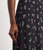 Rose Print Amary Maxi Dress SIENNA BUD BLACK