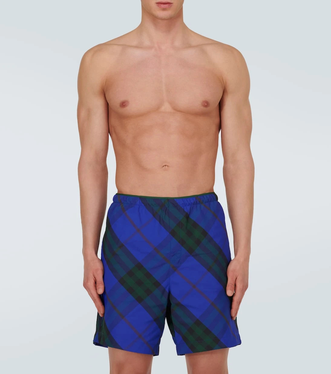 Burberry - Burberry Check swim trunks