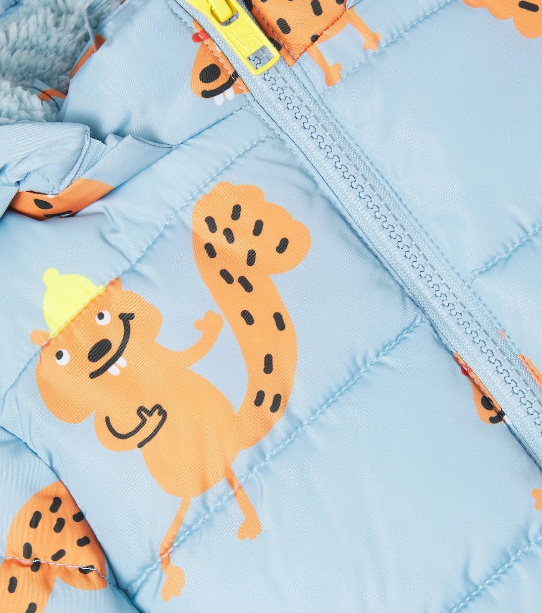 Stella McCartney Kids - جاكيت منفوخ مطبوع للأطفال