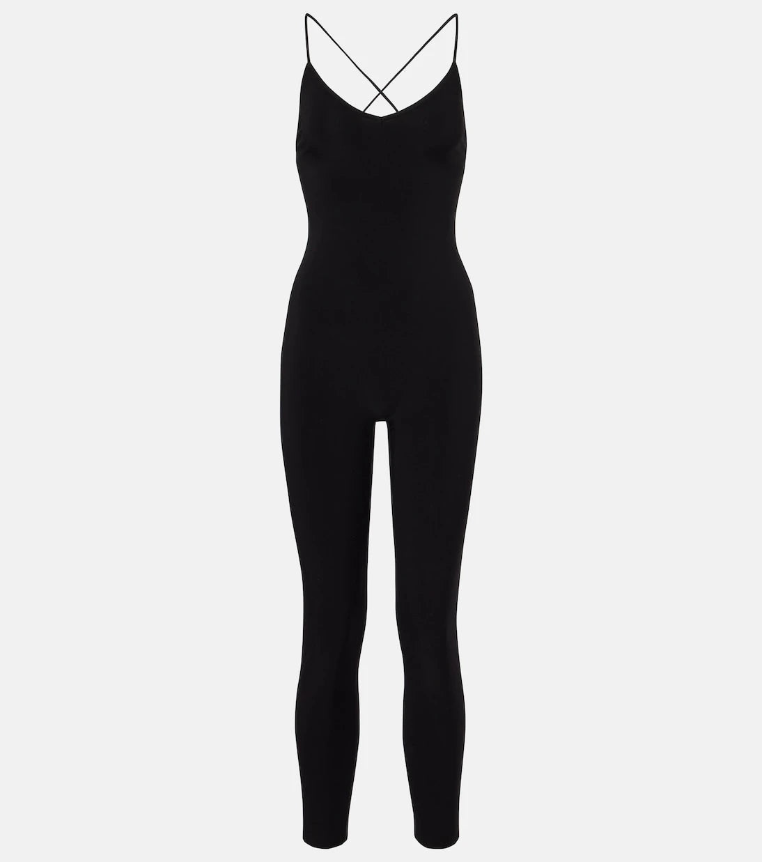 Norma Kamali - Fara open-back jersey catsuit