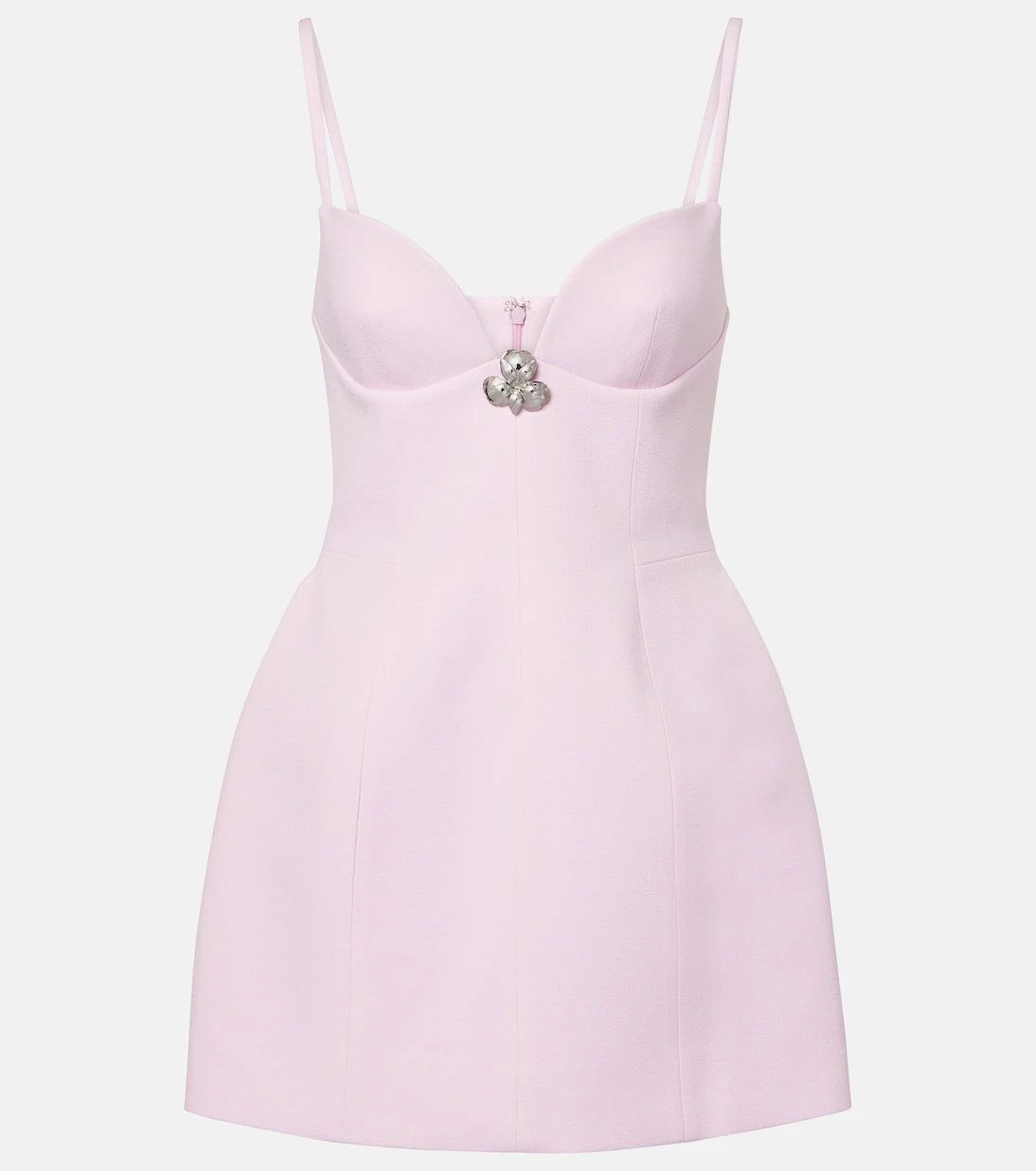 Blumarine - فستان قصير كريب مزين
