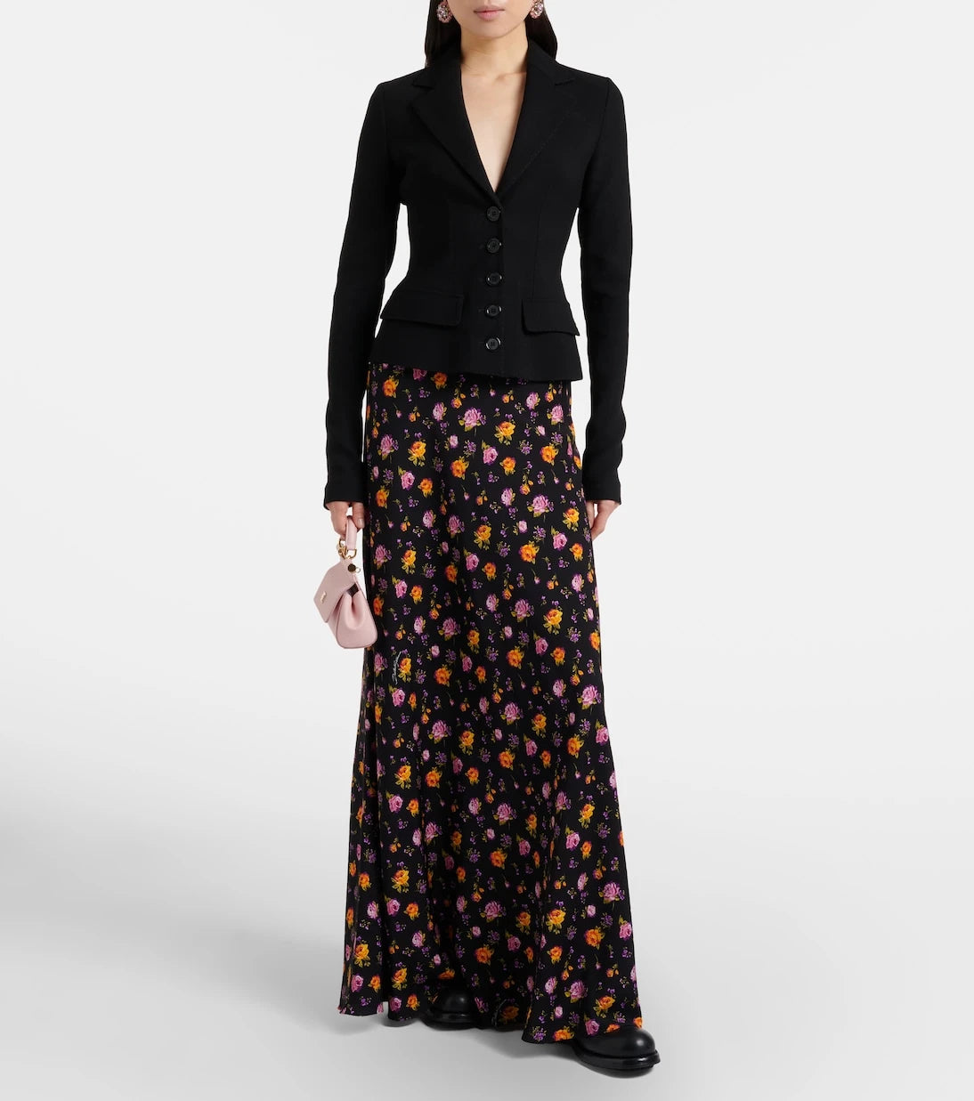Dolce&Gabbana - جاكيت من قماش الكانفاس المخلوط بالصوف