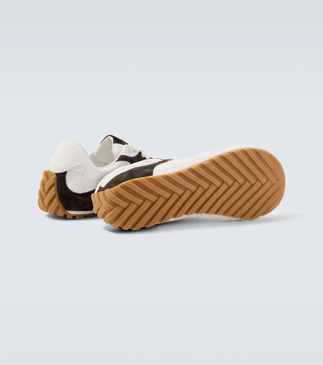 Bottega Veneta - Orbit Flash suede-trimmed sneakers