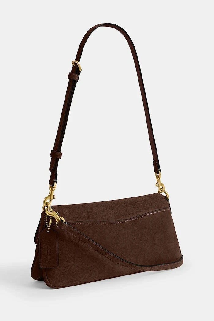 Coach kadın crossbody süet Suade Jet Shoulder Bag