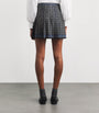 Claudie Pierlot Black Pleated Printed Mini Skirt