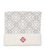 Mohair-Blend Ski Monogram Beanie