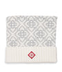 Mohair-Blend Ski Monogram Beanie