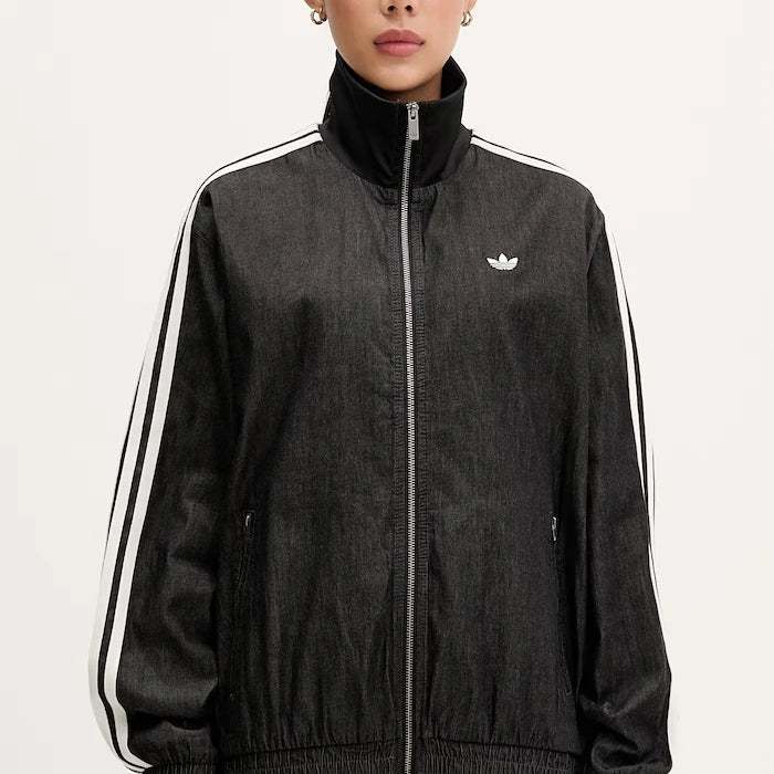 adidas Originals fermuarlı kadın pamuklu sweatshirt