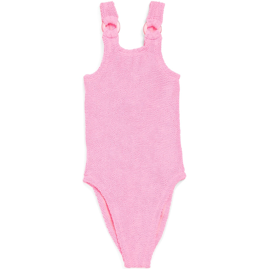 Crinkled Domino Swimsuit (7-12 Years)