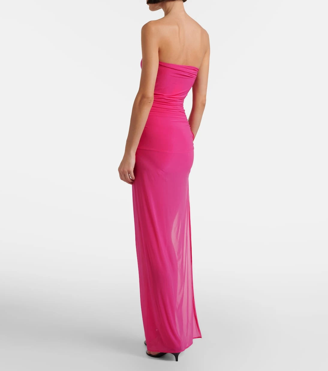 Magda Butrym - Floral-appliqué jersey gown