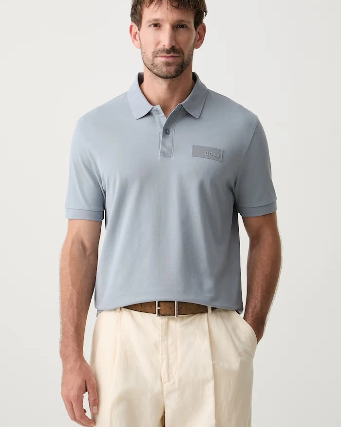 BOSS Green Pamuklu Polo Yaka Erkek Tişört Paddy Structure