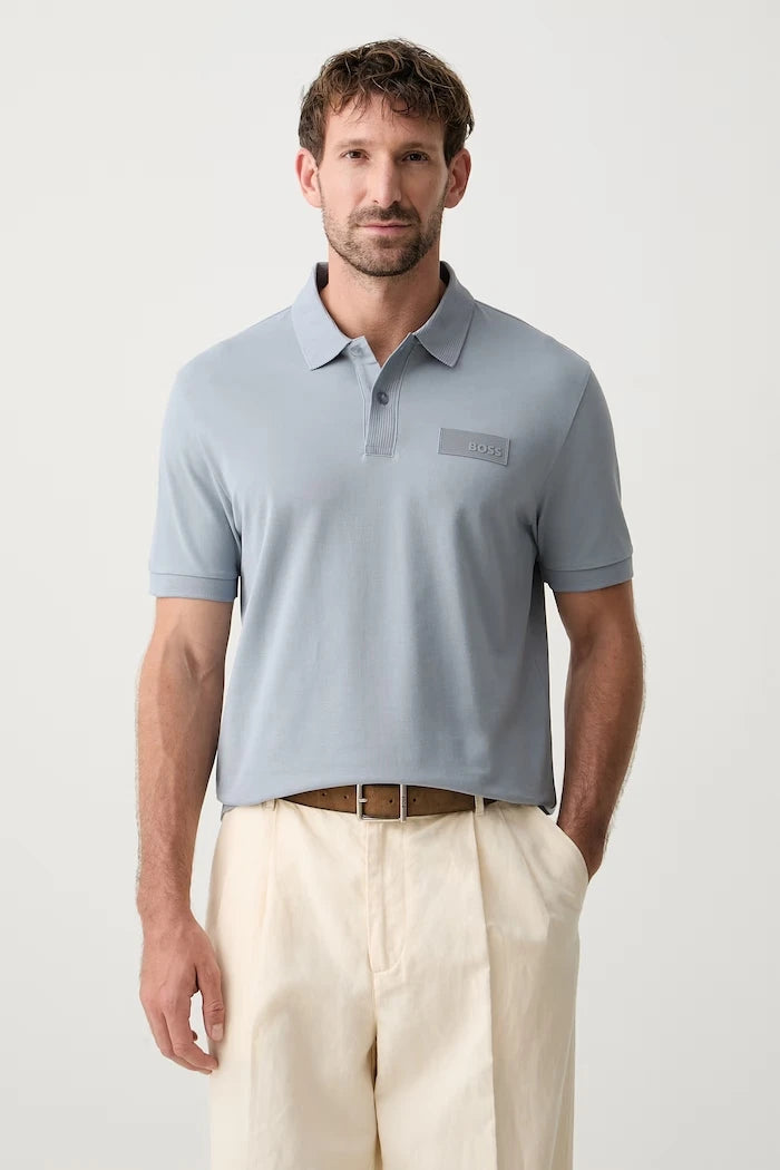 BOSS Green Pamuklu Polo Yaka Erkek Tişört Paddy Structure