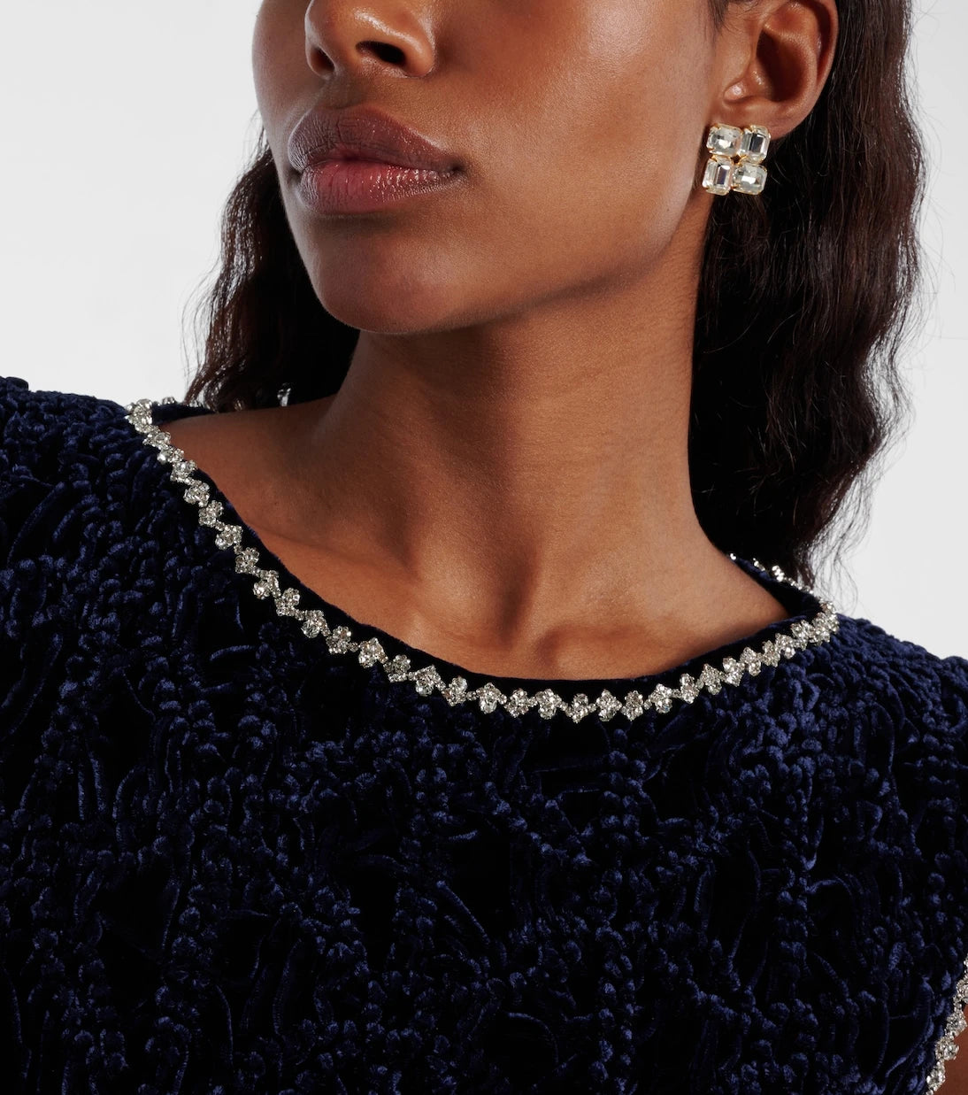 Jennifer Behr - Piccolo embellished gold-plated earrings