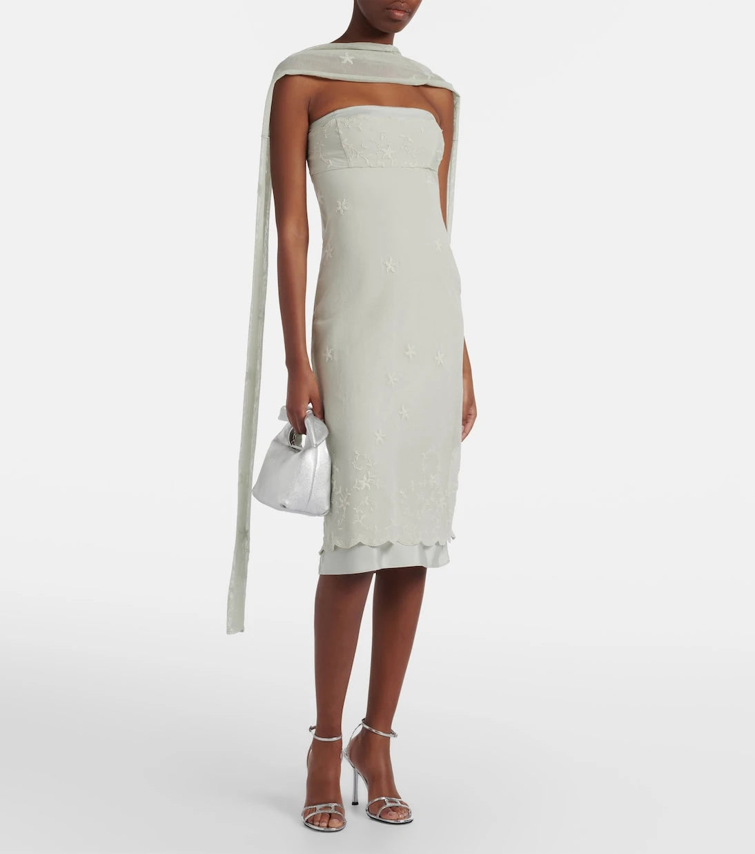 Posse - Cove embroidered midi dress