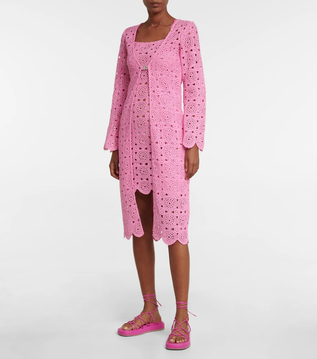 Rotate - Kwamie crochet beach cover-up