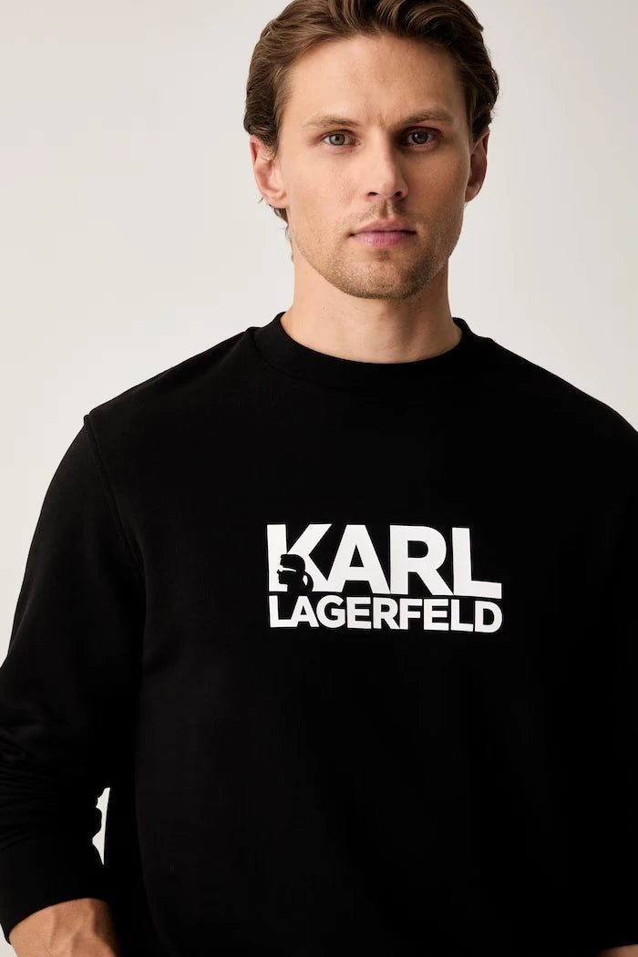 Karl Lagerfeld erkek pamuklu sweatshirt