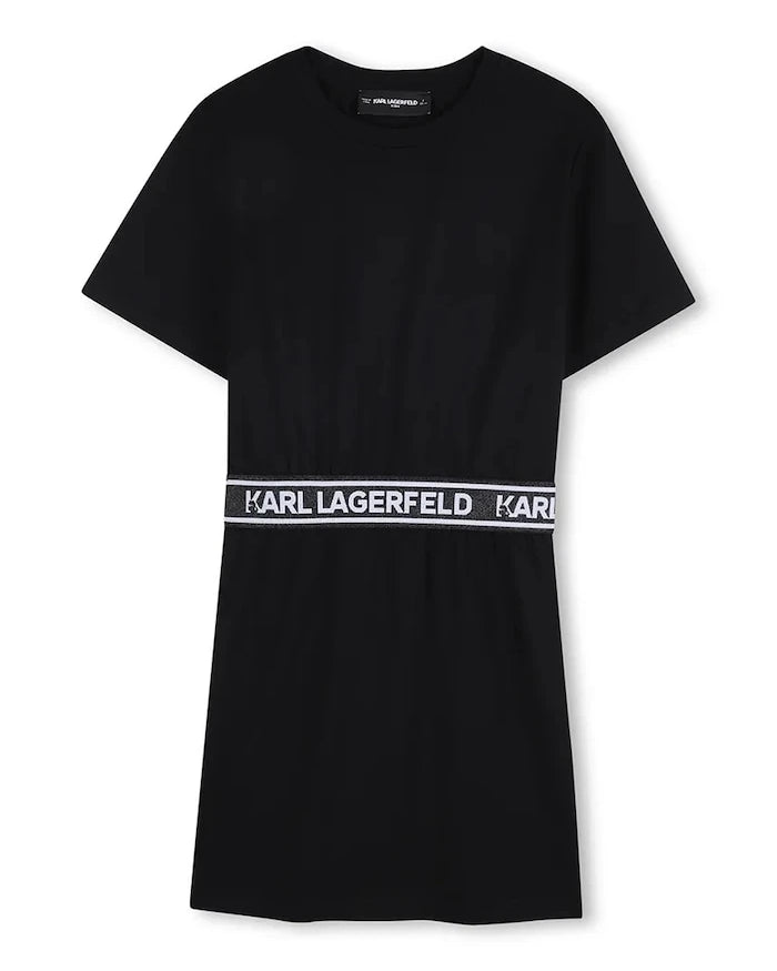 Karl Lagerfeld Çocuk Pamuklu Elbise