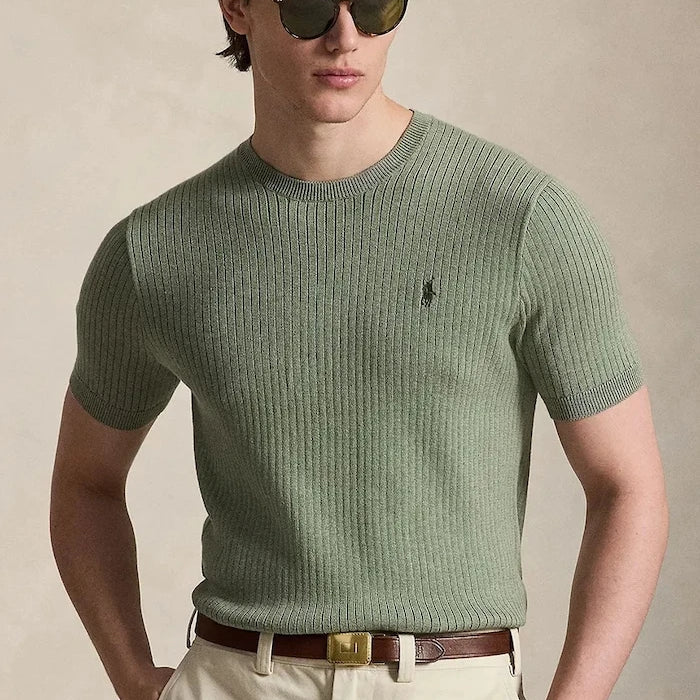 Polo Ralph Lauren erkek kısa kollu pamuklu kazak