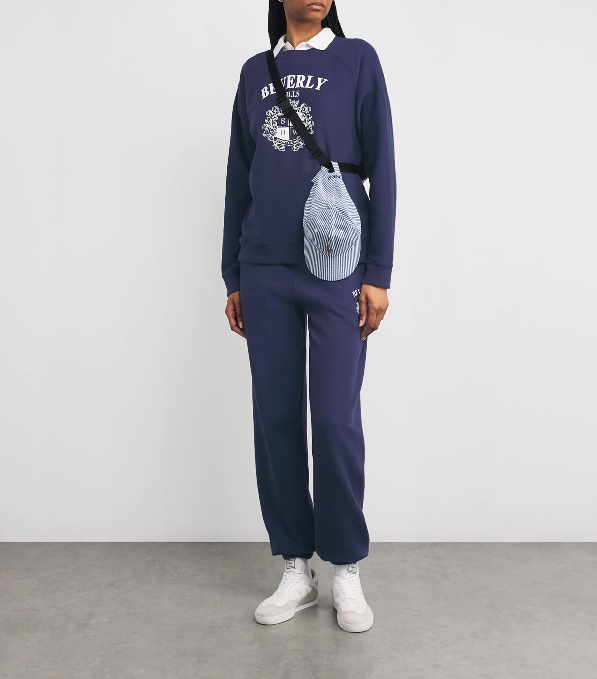 Navy Beverly Hills Crest Sweatshirt