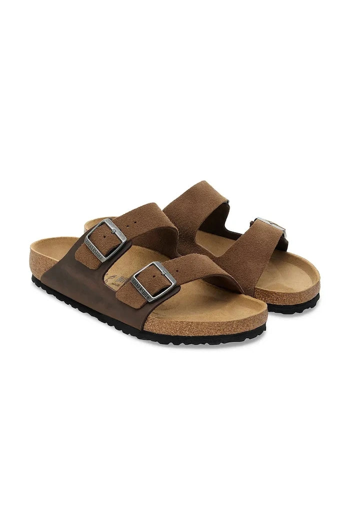 Birkenstock чехли мъжки от велур Arizona