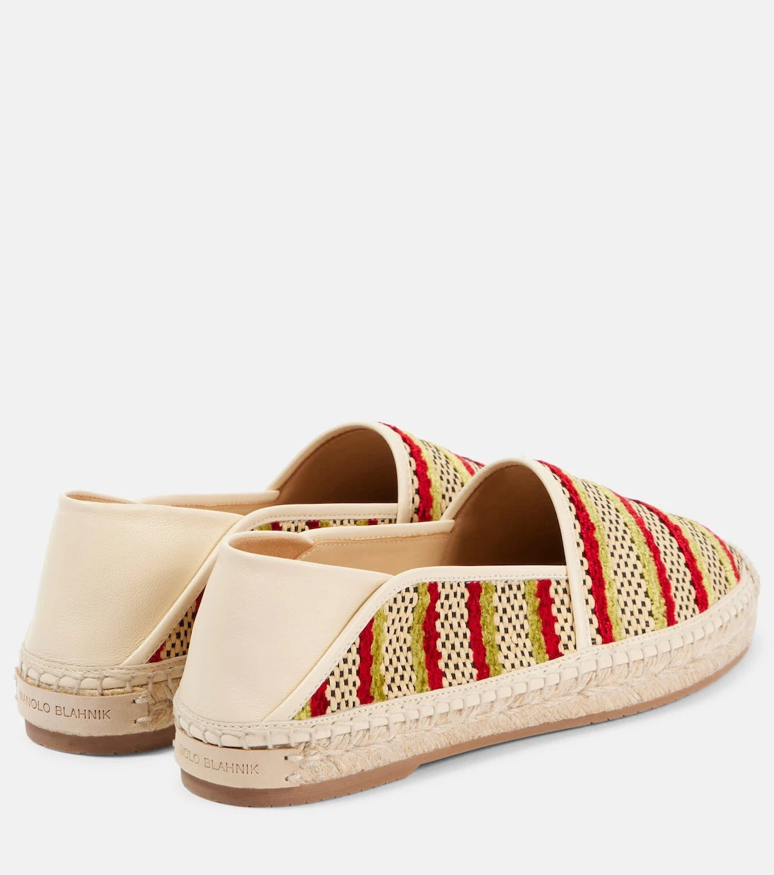Manolo Blahnik - Espadra raffia espadrilles