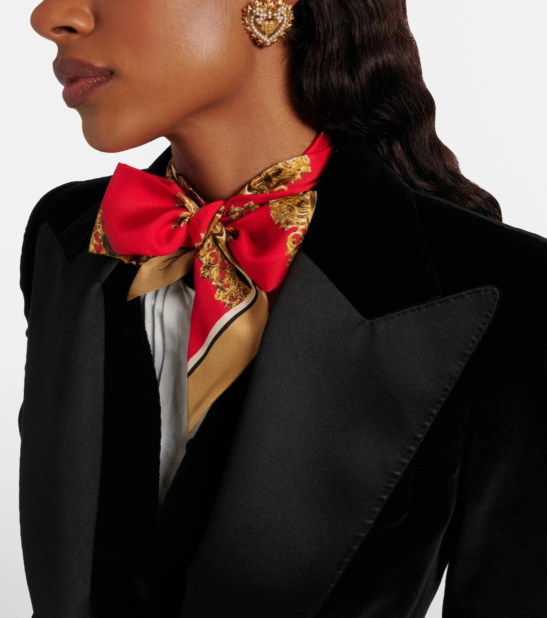 Dolce&Gabbana - Printed silk twill scarf