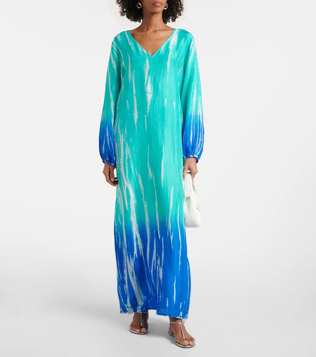 Anna Kosturova - Ombré silk maxi dress