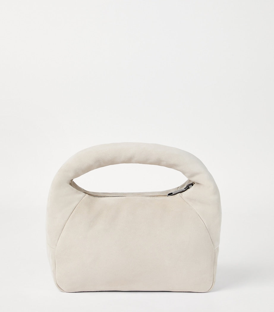 Small Suede BC Duo Shoulder Bag